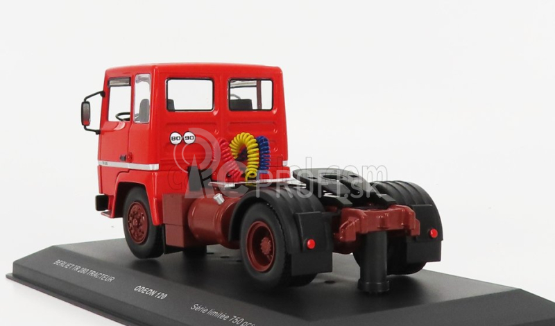 Odeon Berliet Tr280 Tractor Truck 2-axis 1978 1:43 Červená