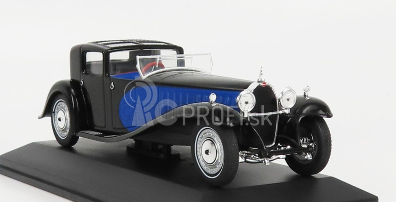 Odeon Bugatti Royale Napoleon 1930 1:43 čierna modrá