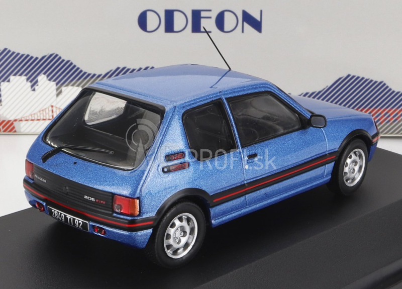 Odeon Peugeot 205 Gti 1.9 1988 1:43 Light Blue Met