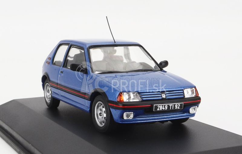 Odeon Peugeot 205 Gti 1.9 1988 1:43 Light Blue Met