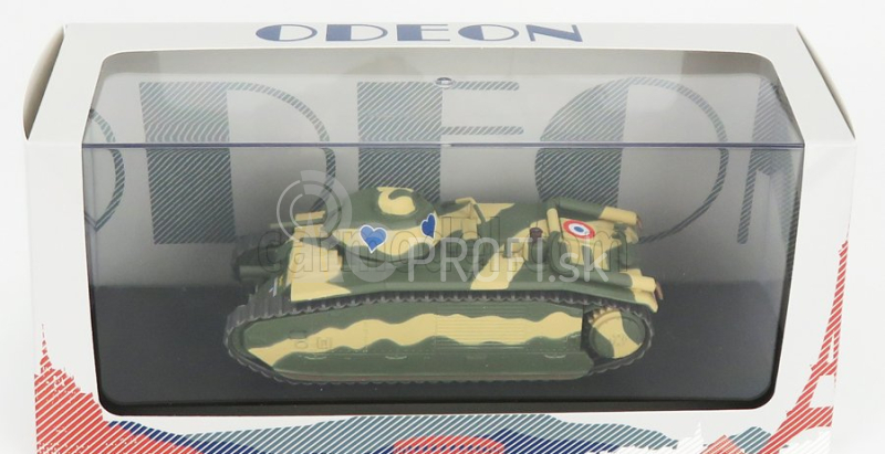 Odeon Renault B1 Bis Tank Francúzsko 1940 1:43 Vojenská kamufláž