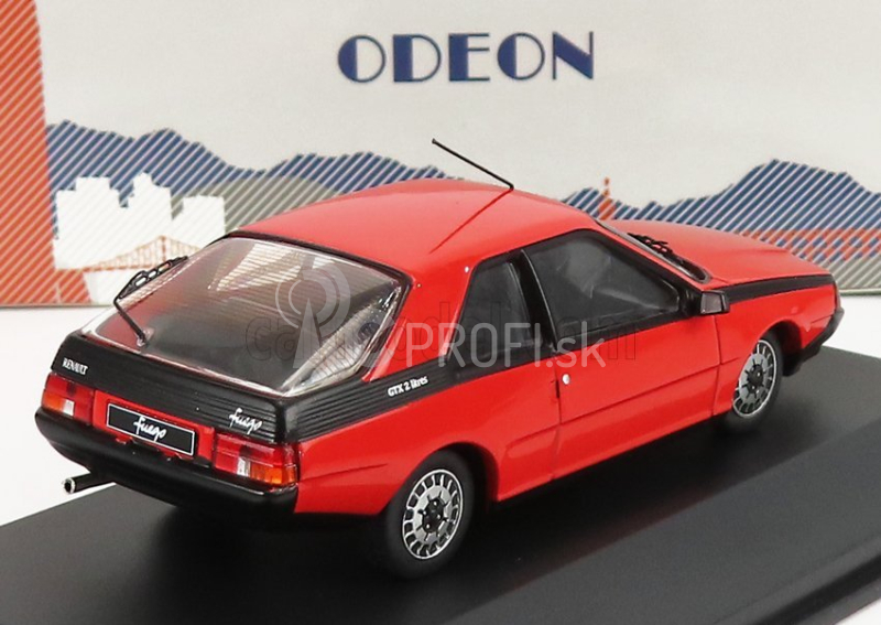 Odeon Renault Fuego Gtx 1985 1:43 Červená