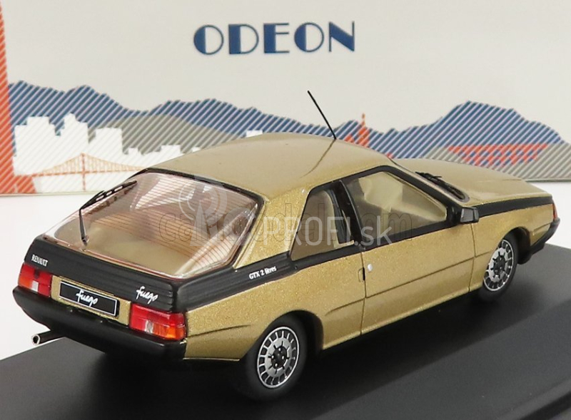 Odeon Renault Fuego Gtx 1985 1:43 Gold Met