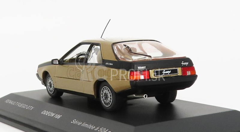 Odeon Renault Fuego Gtx 1985 1:43 Gold Met