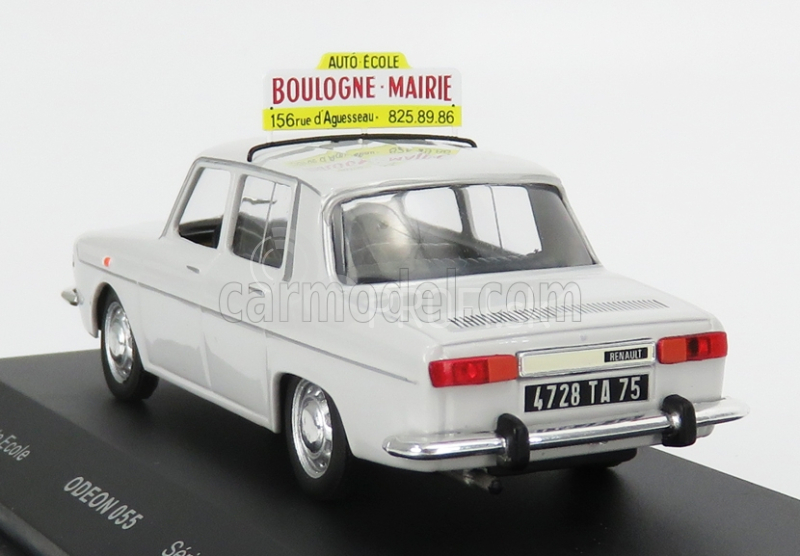 Odeon Renault R10 Auto Ecole Boulogne-Mairie 1969 1:43 Svetlosivá