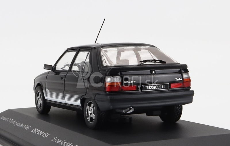 Odeon Renault R11 Turbo 1986 1:43 čierna