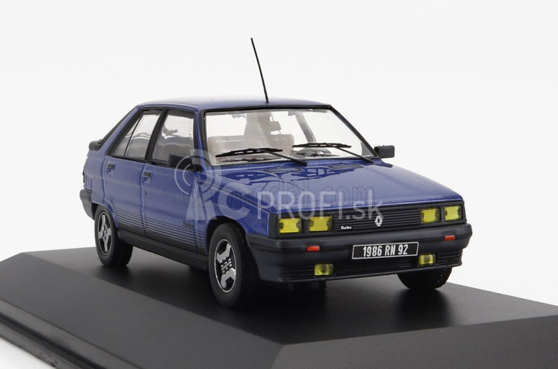 Odeon Renault R11 Turbo 1986 1:43 Modrá