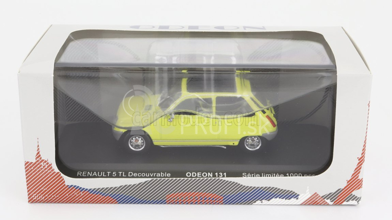 Odeon Renault R5 Tl 1972 1:43 Žltá