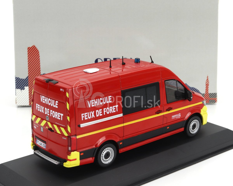 Odeon Volkswagen Krafter L2h2 Lambert Vff 13 Bouches De Rhone Vehicule Feux De Foret Sapeurs Pompiers 2020 1:43 Červená žltá