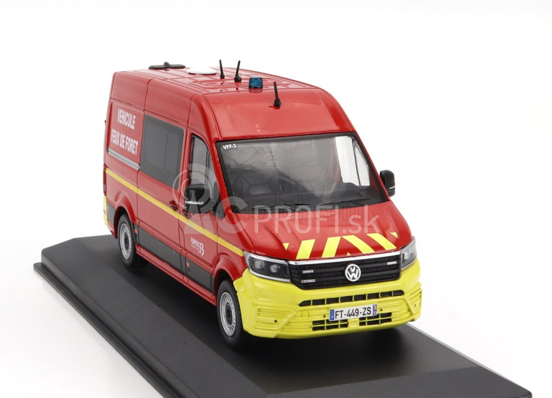 Odeon Volkswagen Krafter L2h2 Lambert Vff 13 Bouches De Rhone Vehicule Feux De Foret Sapeurs Pompiers 2020 1:43 Červená žltá