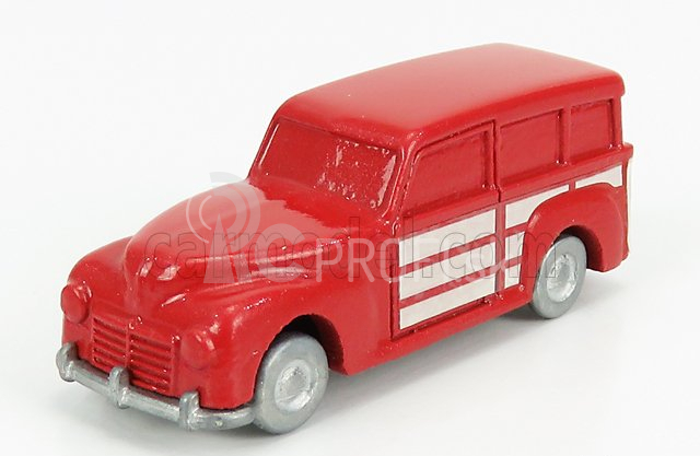 Officina-942 Fiat 1100 Bl Giardinetta Metallica Carrozzeria Monterosa 1958 1:76 Červená slonovina