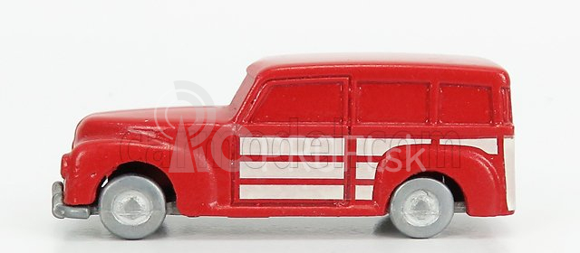 Officina-942 Fiat 1100 Bl Giardinetta Metallica Carrozzeria Monterosa 1958 1:76 Červená slonovina