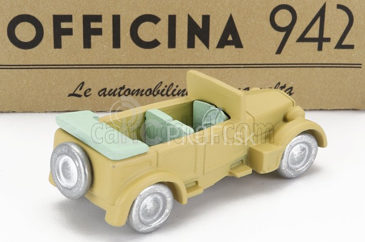 Officina-942 Fiat 1100 Militare Cabriolet Open 1939 1:76 Vojenský Písek