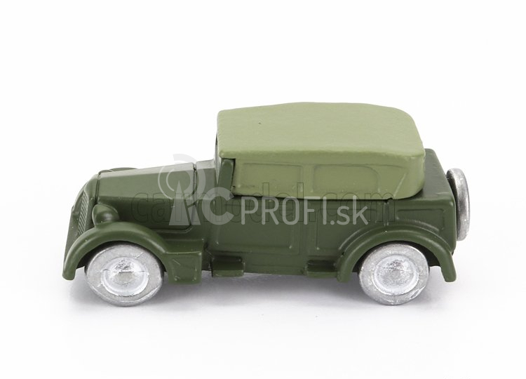 Officina-942 Fiat 1100 Militare Cabriolet uzavretý 1939 1:76 vojenská zelená