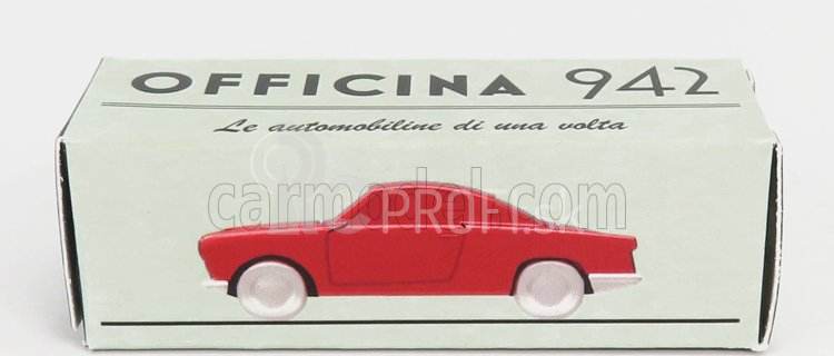 Officina-942 Fiat 1100 Tv Coupe Pininfarina 1955 1:76 Červená farba