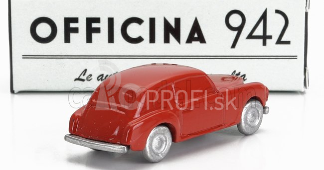 Officina-942 Fiat 1100b Berlin Carrozzeria Vignale 1948 1:76 Červená