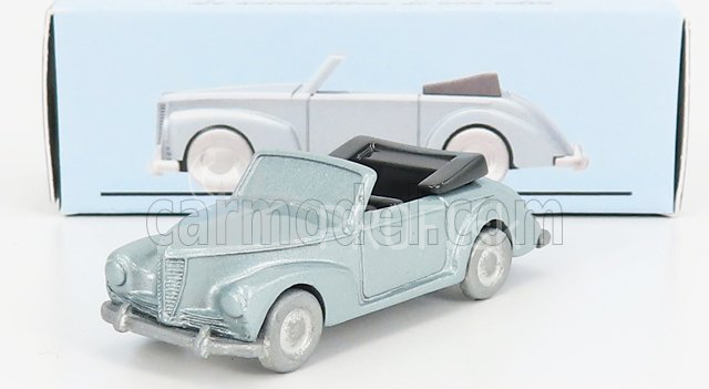 Officina-942 Fiat 1100b Cabriolet 1948 1:76 Light Blue Met