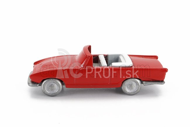 Officina-942 Fiat 1200 Spider Carrozzeria Ghia Cabriolet otvorený 1958 1:76 Červená