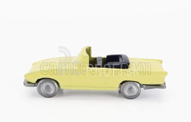 Officina-942 Fiat 1200 Spider Carrozzeria Ghia Cabriolet Otvorený 1958 1:76 Žltá