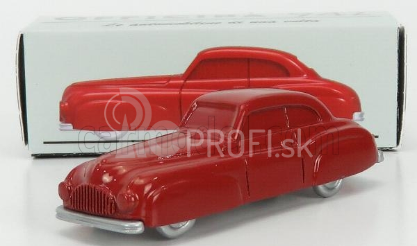 Officina-942 Fiat 1500 Ghia Coupe Gran Sport 1947 1:76 Červená