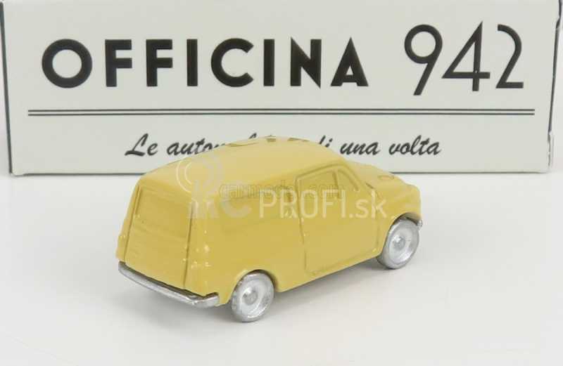 Officina-942 Fiat 500 Utility Francis Lombardi 1959 1:76 Béžová