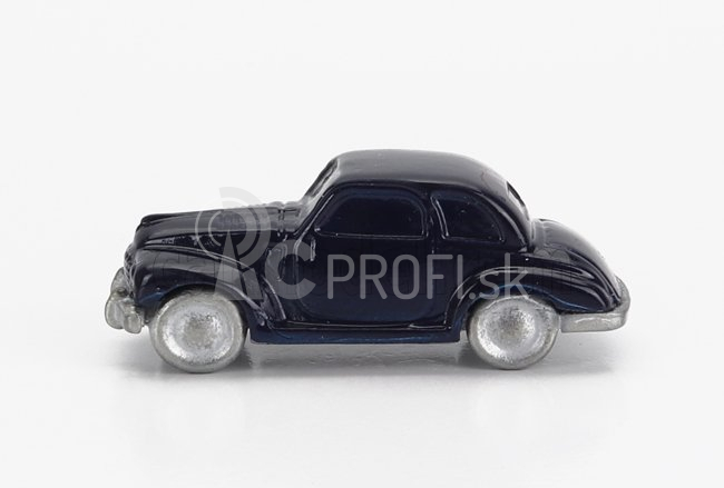 Officina-942 Fiat 500c 4 Posti Carrozzeria Rolfo 1950 1:76 Modrá