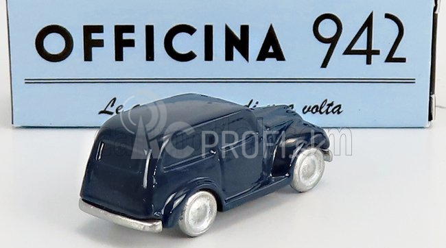 Officina-942 Fiat 500c Belvedere 1951 1:76 Modrá