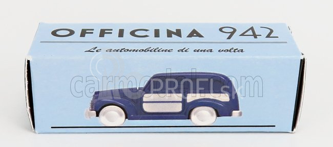 Officina-942 Fiat 500c Belvedere 1951 1:76 Modrá