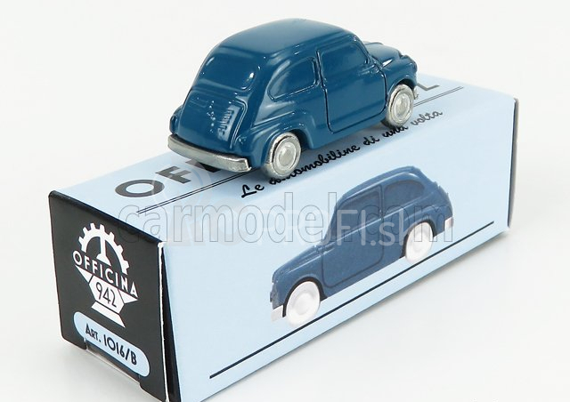 Officina-942 Fiat 600 1955 1:76 Modrá