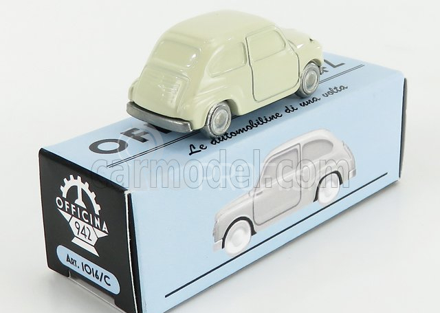 Officina-942 Fiat 600 1955 1:76 Pearl Grey