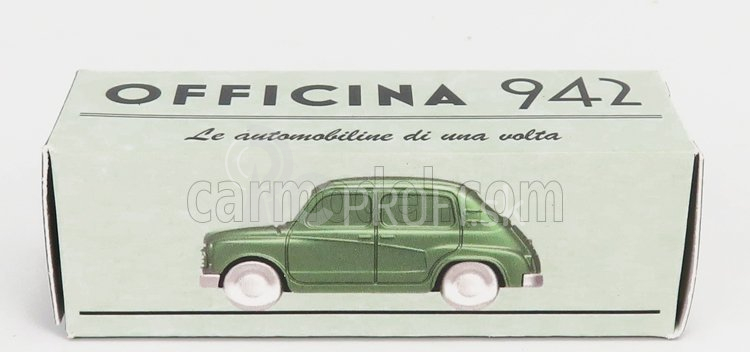 Officina-942 Fiat 600 Lucciola Carrozzeria Francis Lombardi 1957 1:76 Green Met