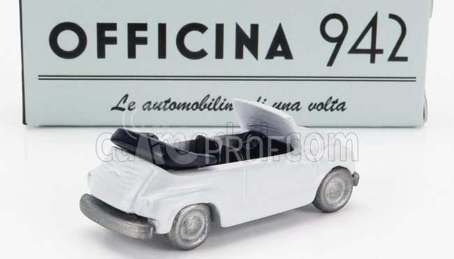 Officina-942 Fiat 600 Maggiolina Carrozzeria Francis Lombardi Cabriolet Open 1958 1:76 Biela