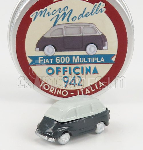 Officina-942 Fiat 600 Multipla 1956 1:160 2 tóny sivá