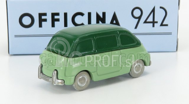 Officina-942 Fiat 600 Multipla 1956 1:76 2 tóny zelená