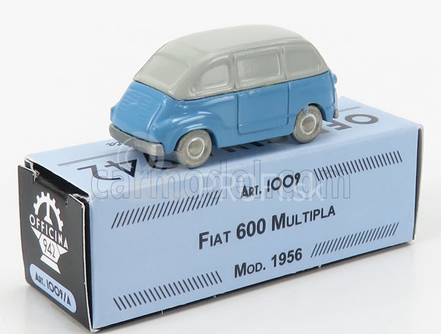 Officina-942 Fiat 600 Multipla 1956 1:76 svetlomodrá biela