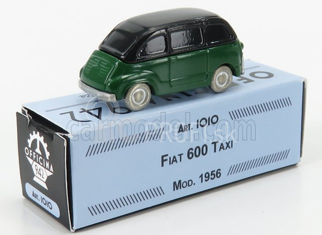 Officina-942 Fiat 600 Multipla 1956 1:76 zelená čierna