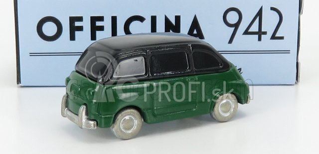 Officina-942 Fiat 600 Multipla 1956 1:76 zelená čierna