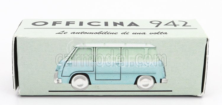 Officina-942 Fiat 600m Van Furgoncino Coriasco 1956 1:76 Svetlo modrozelená