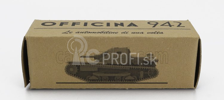 Officina-942 Fiat L3/33 Ansaldo Tank Carro Veloce 1933 1:76 Tmavo červená