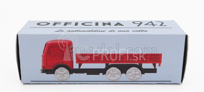 Officina-942 Om fiat Tigre Truck 3-osý 1960 1:76 Červená