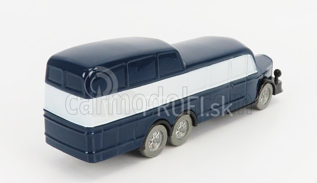 Officina-942 Om fiat Titano Bus Gran Turismo Panoramico Carrozzeria Varesina 1938 1:76 Modrá biela