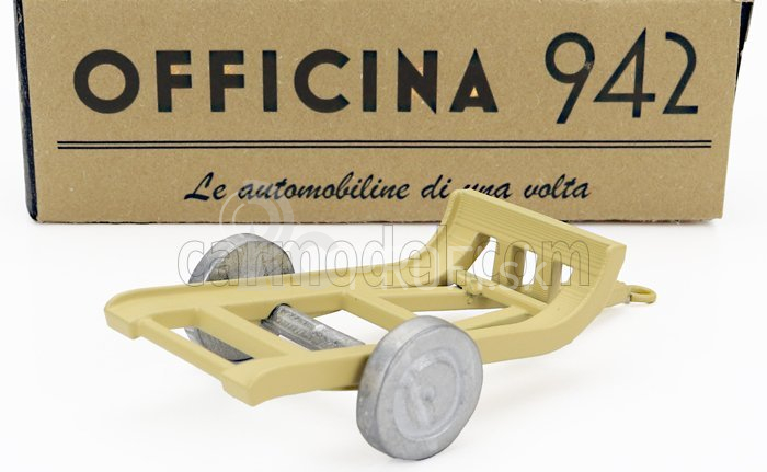 Officina-942 Príves Rimorchio Viberti Trasporto Carro L3 1939 1:76 Vojenský piesok