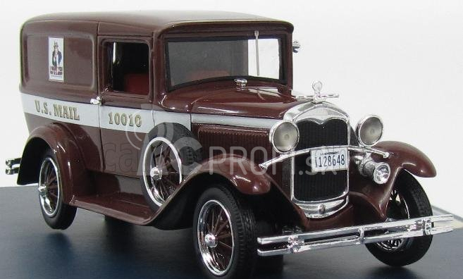 Originálne diely Ford usa Model-a Van Us Mail 1931 1:43 Brown