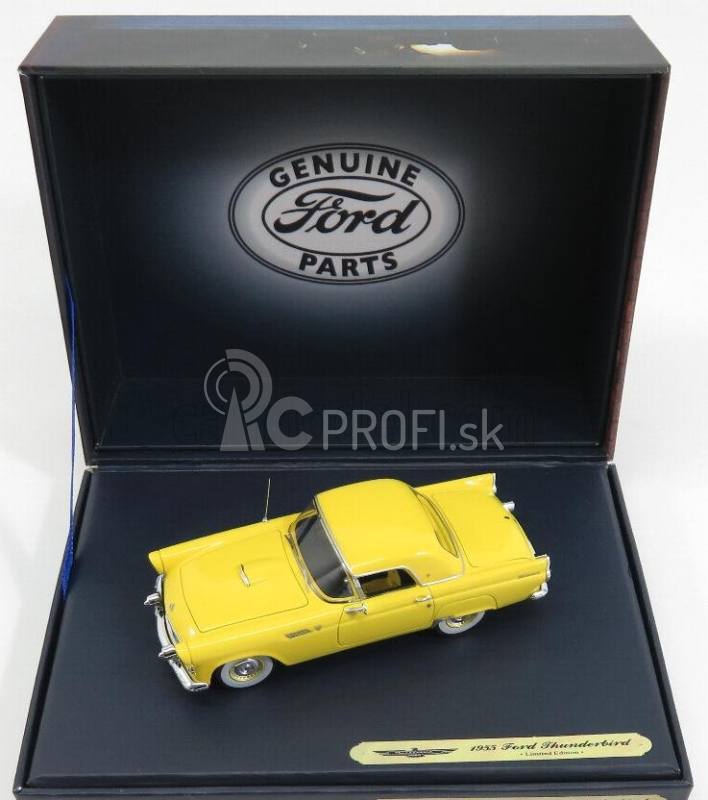 Originálne diely Ford usa Thunderbird Coupe 1955 1:43 Žltá