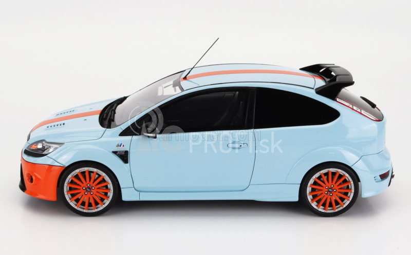 Otto-mobile Ford england Focus Rs Mkii 2010 - 24h Le Mans Tribute 1:18 Light Blue Orange