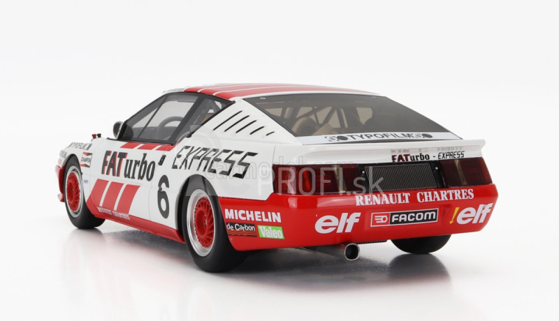 Otto-mobile Renault Gta Alpine N 6 Europa Cup 1987 J.gouhier 1:18 Biela červená