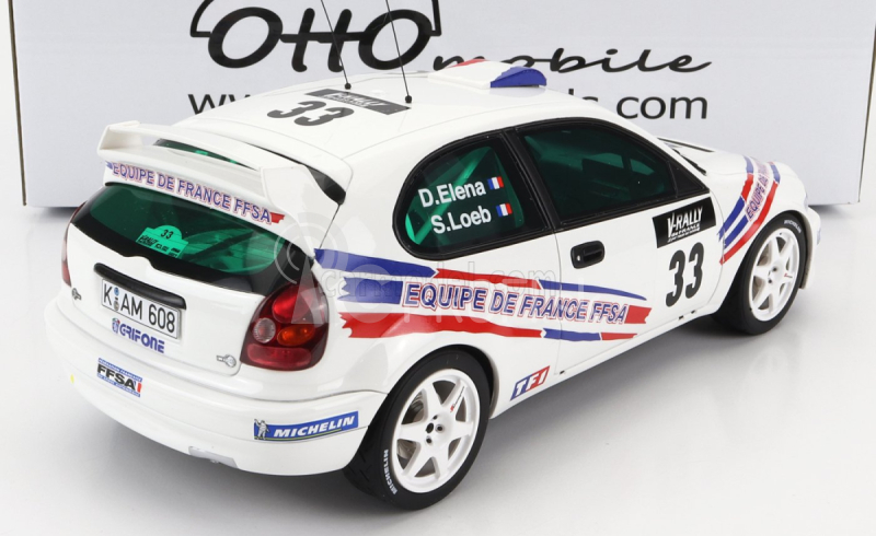 Otto-mobile Toyota Corolla Wrc N 33 Rally Tour De Course 2000 S.loeb - D.elena 1:18 Biela