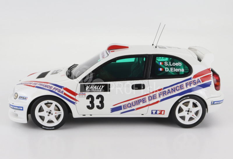 Otto-mobile Toyota Corolla Wrc N 33 Rally Tour De Course 2000 S.loeb - D.elena 1:18 Biela