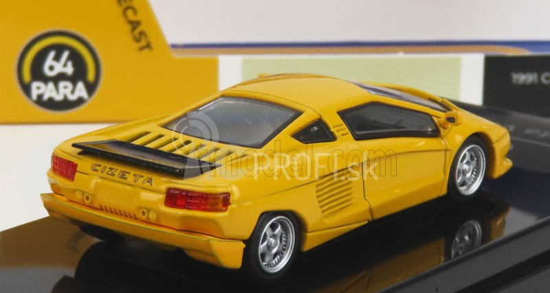 Paragon-models Cizeta V16t Lhd 1991 1:64 Fly Yellow