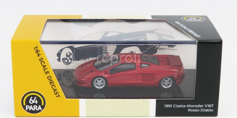 Paragon-models Cizeta V16t Lhd 1991 1:64 Rosso Diablo - červená